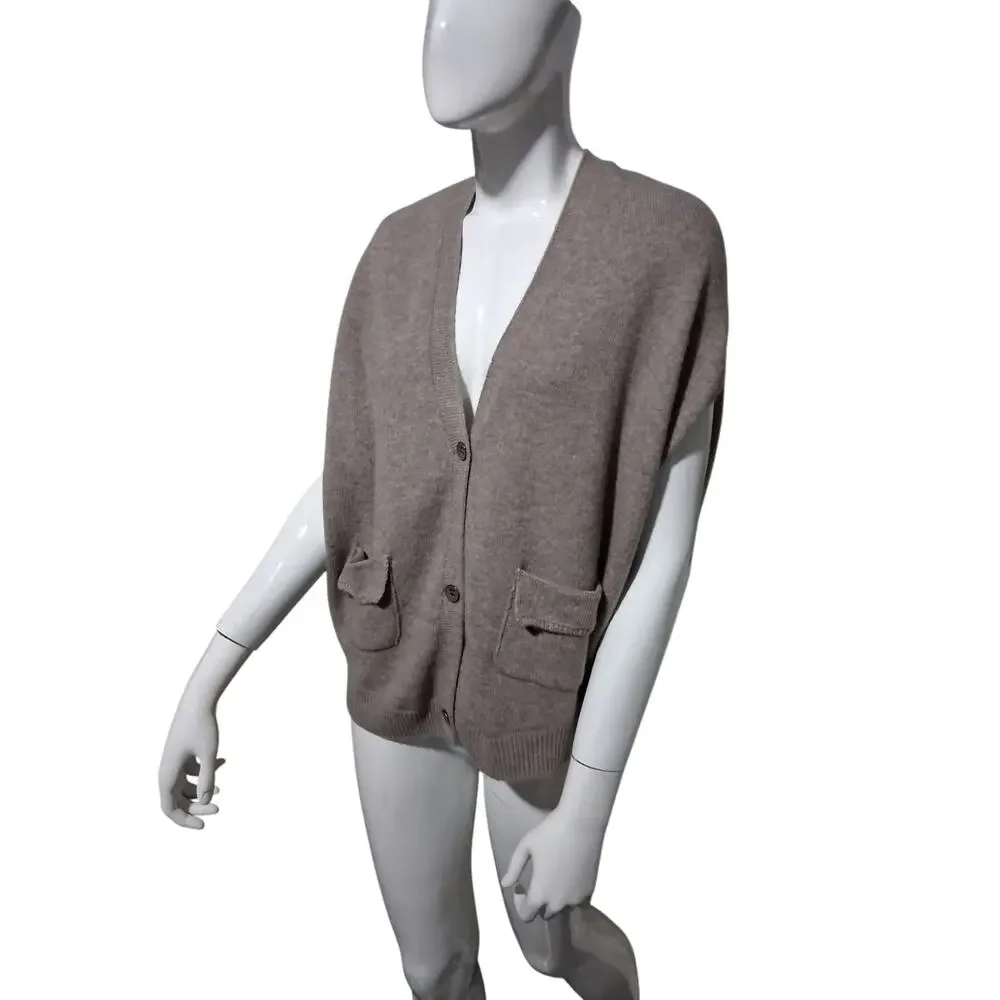 G Studio Korean Womens‎ size 66 Medium Wool Cashmere Quiet Luxury Casual Sweater